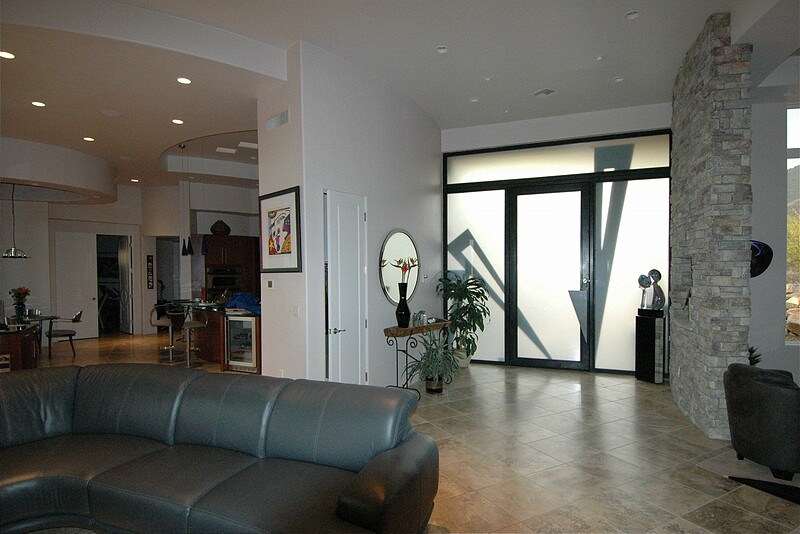 The Entry Foyer, looking from the Family Room